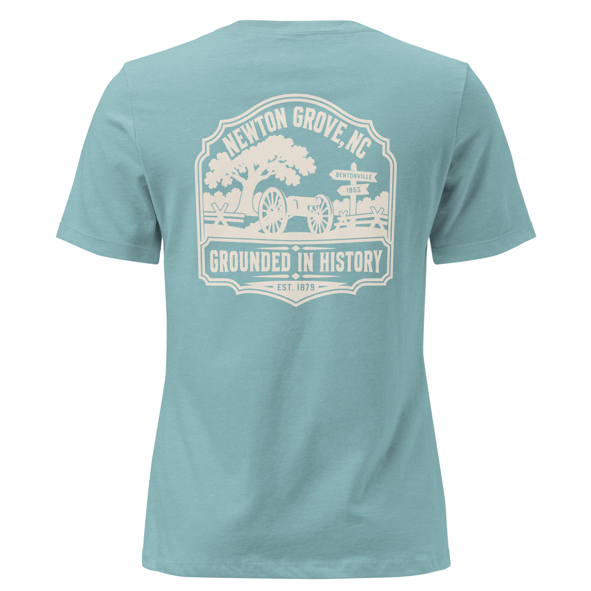 Newton Grove NC - Grounded in History- Women's Relaxed T-Shirt