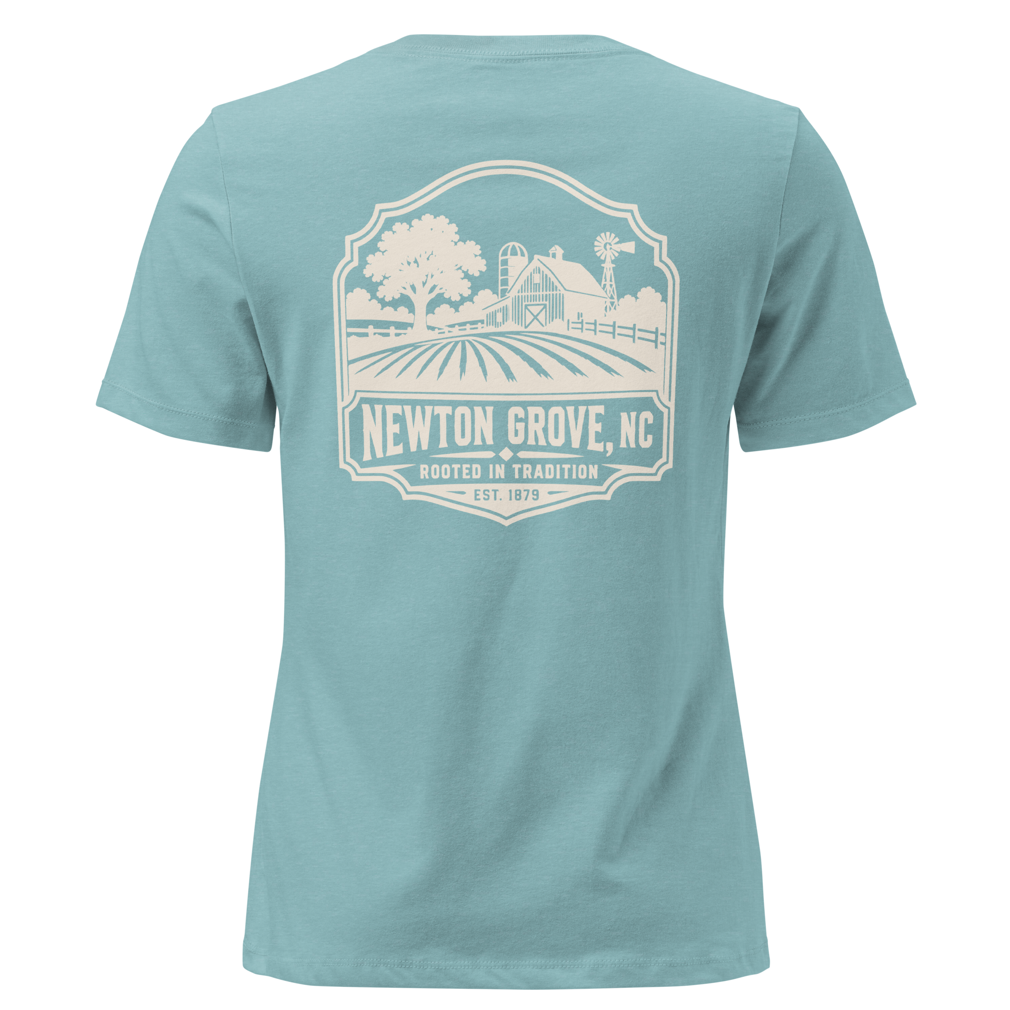 Newton Grove NC - Farm Heritage- Women's Relaxed T-Shirt