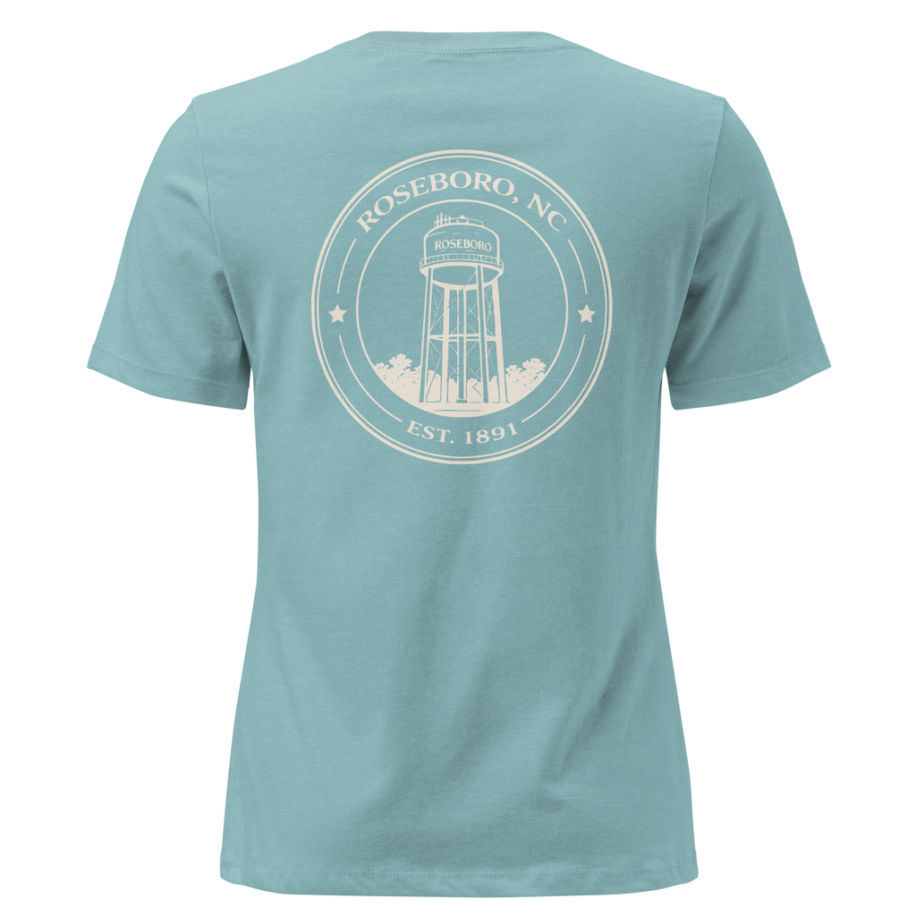 Roseboro NC - Water Tower- Women's Relaxed T-Shirt