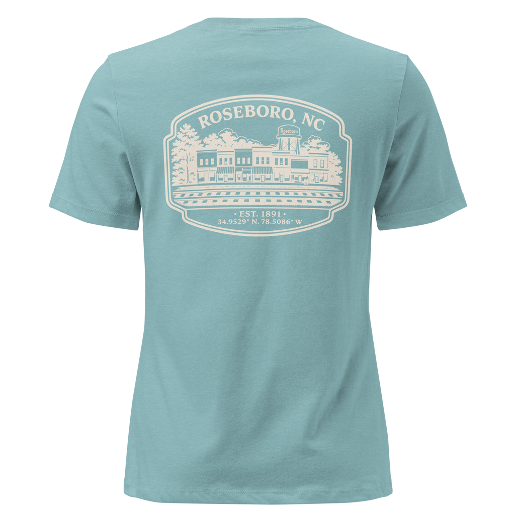 Roseboro NC - Downtown- Women's Relaxed T-Shirt