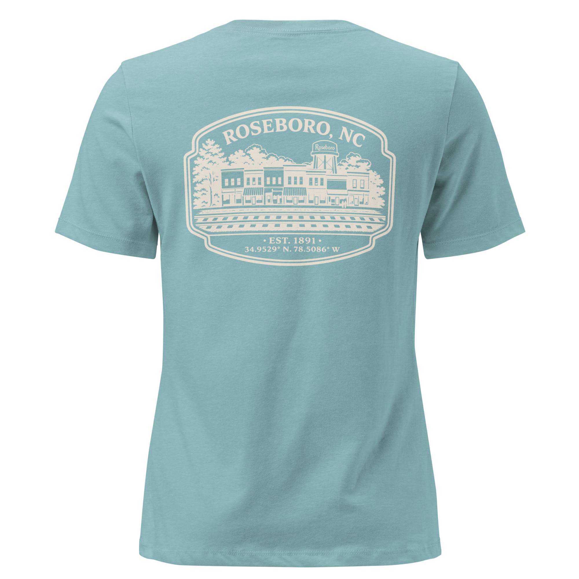 Roseboro NC - Downtown- Women's Relaxed T-Shirt