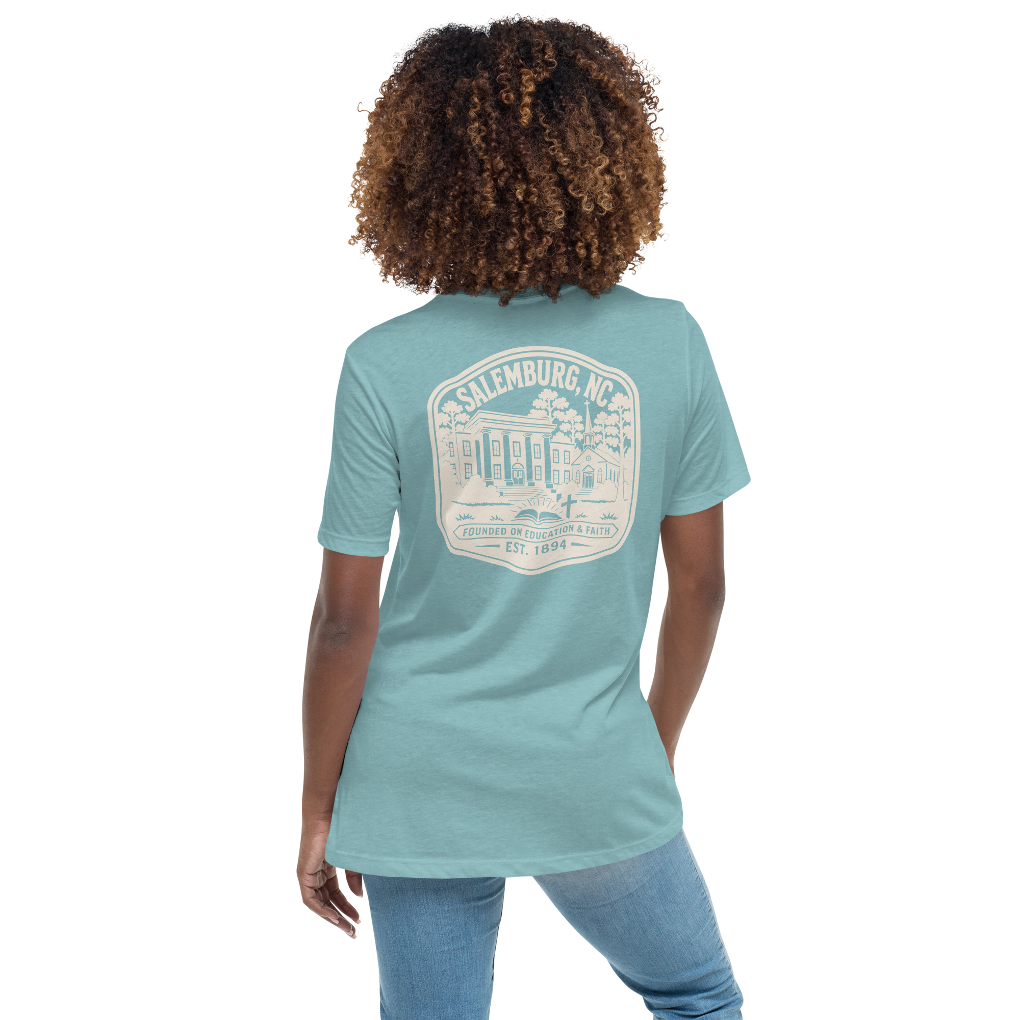 Salemburg NC - Faith & Education- Women's Relaxed T-Shirt