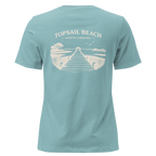 Topsail Beach NC - On the Dock- Women's Relaxed T-Shirt