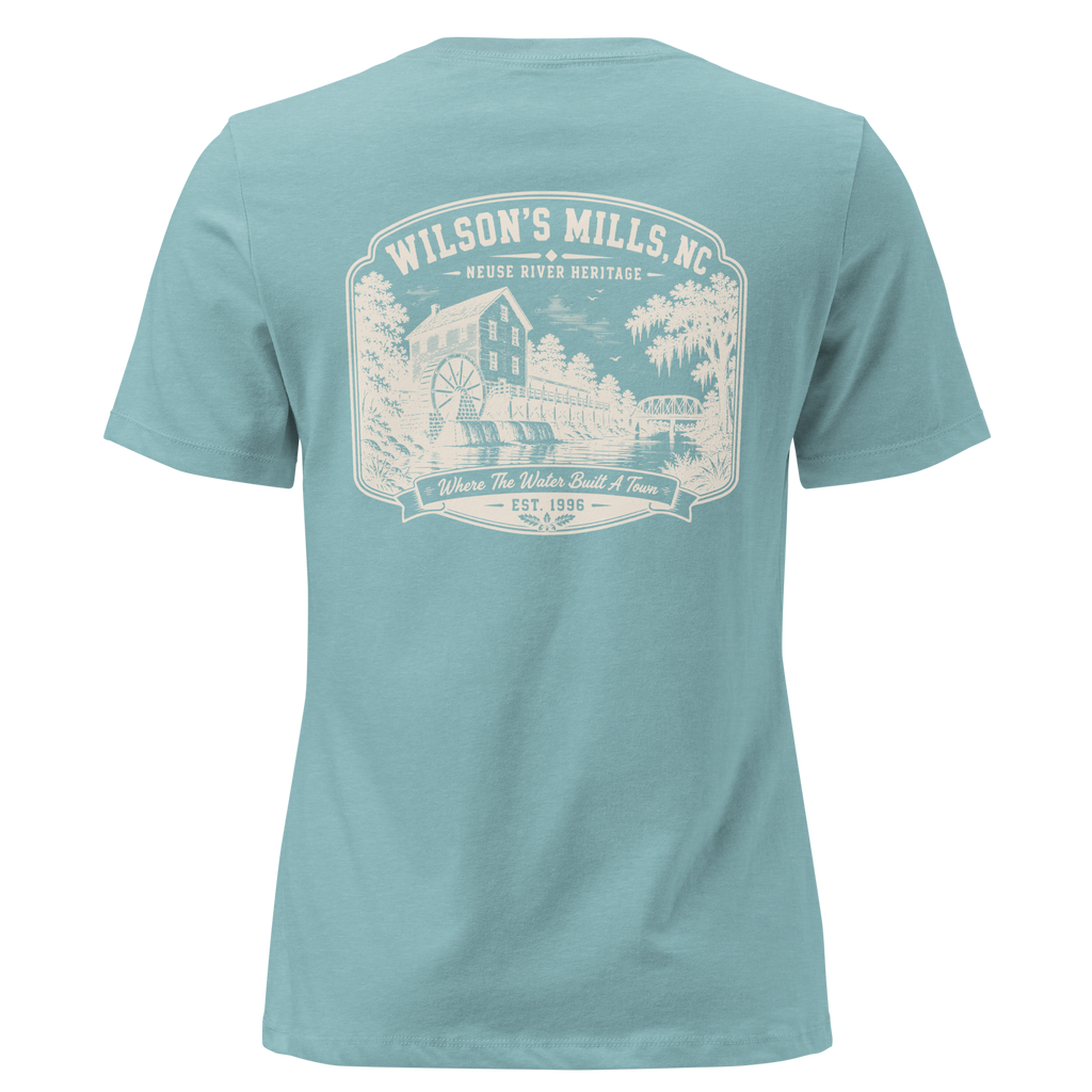 Wilson's Mills, NC - Neuse Heritage - Women's Relaxed T-Shirt