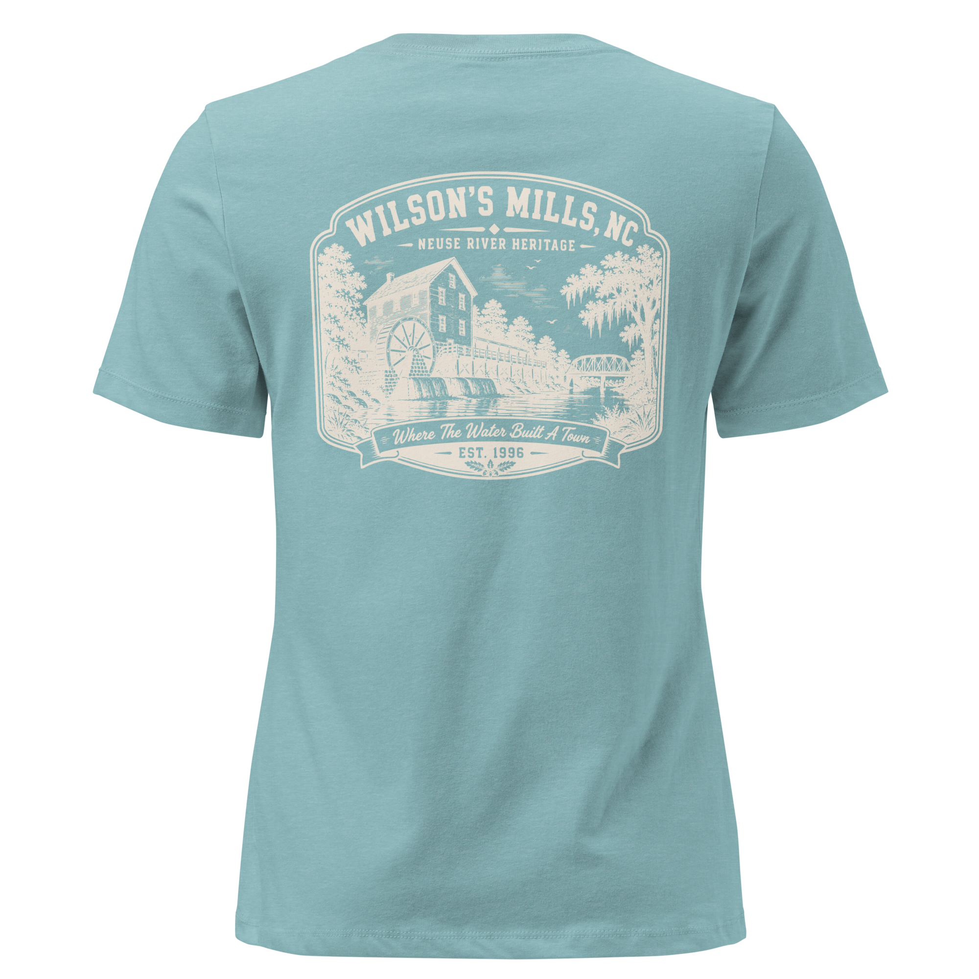 Wilson's Mills, NC - Neuse Heritage - Women's Relaxed T-Shirt
