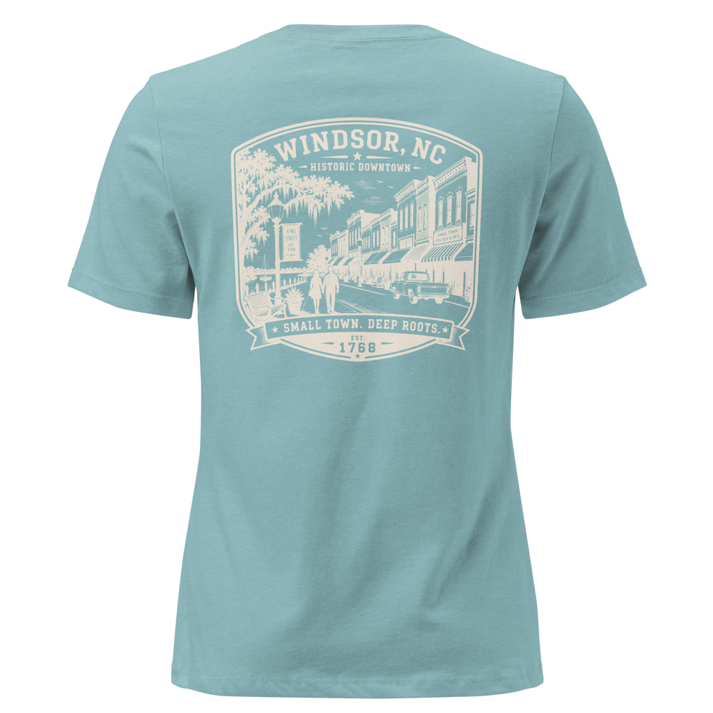 Windsor, NC - Downtown Windsor - Women's Relaxed T-Shirt