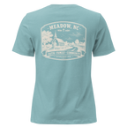 Meadow, NC - Faith, Family, Community - Women's Relaxed T-Shirt