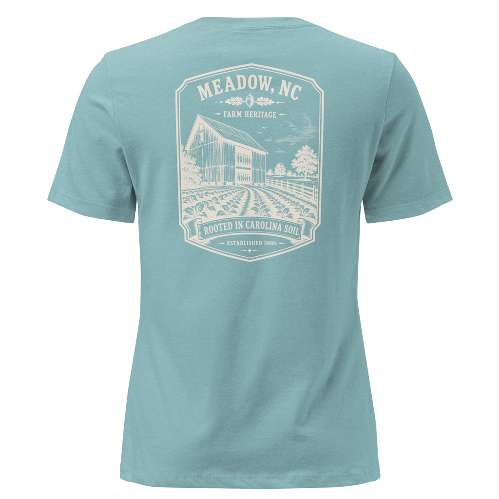 Meadow, NC - Rooted in Carolina - Women's Relaxed T-Shirt