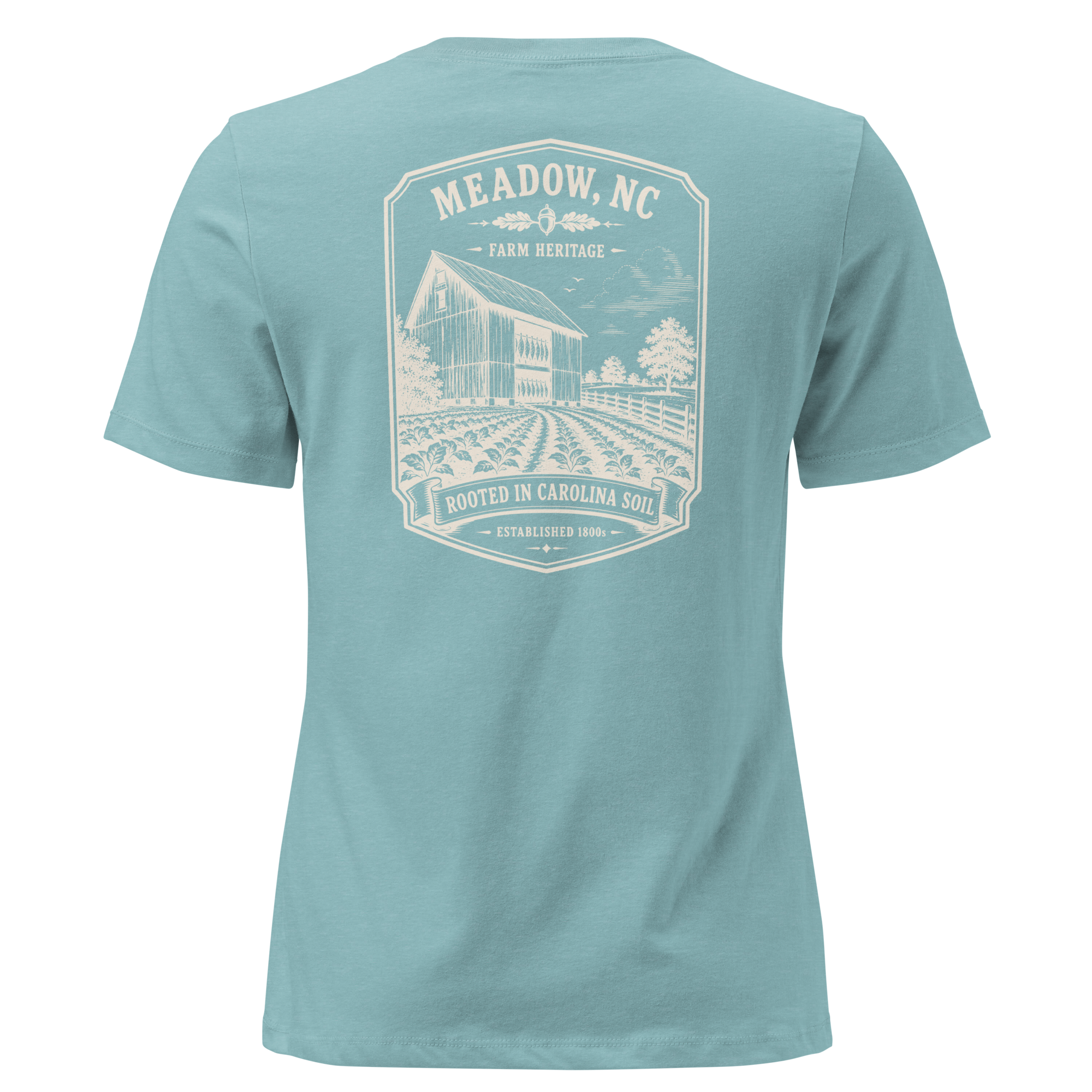 Meadow, NC - Rooted in Carolina - Women's Relaxed T-Shirt