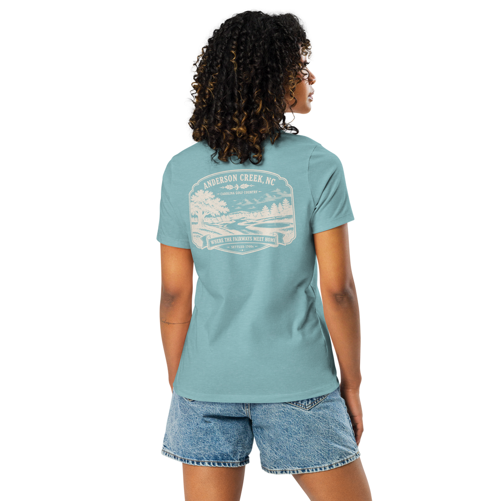 Anderson Creek, NC - Carolina Golf - Women's Relaxed T-Shirt