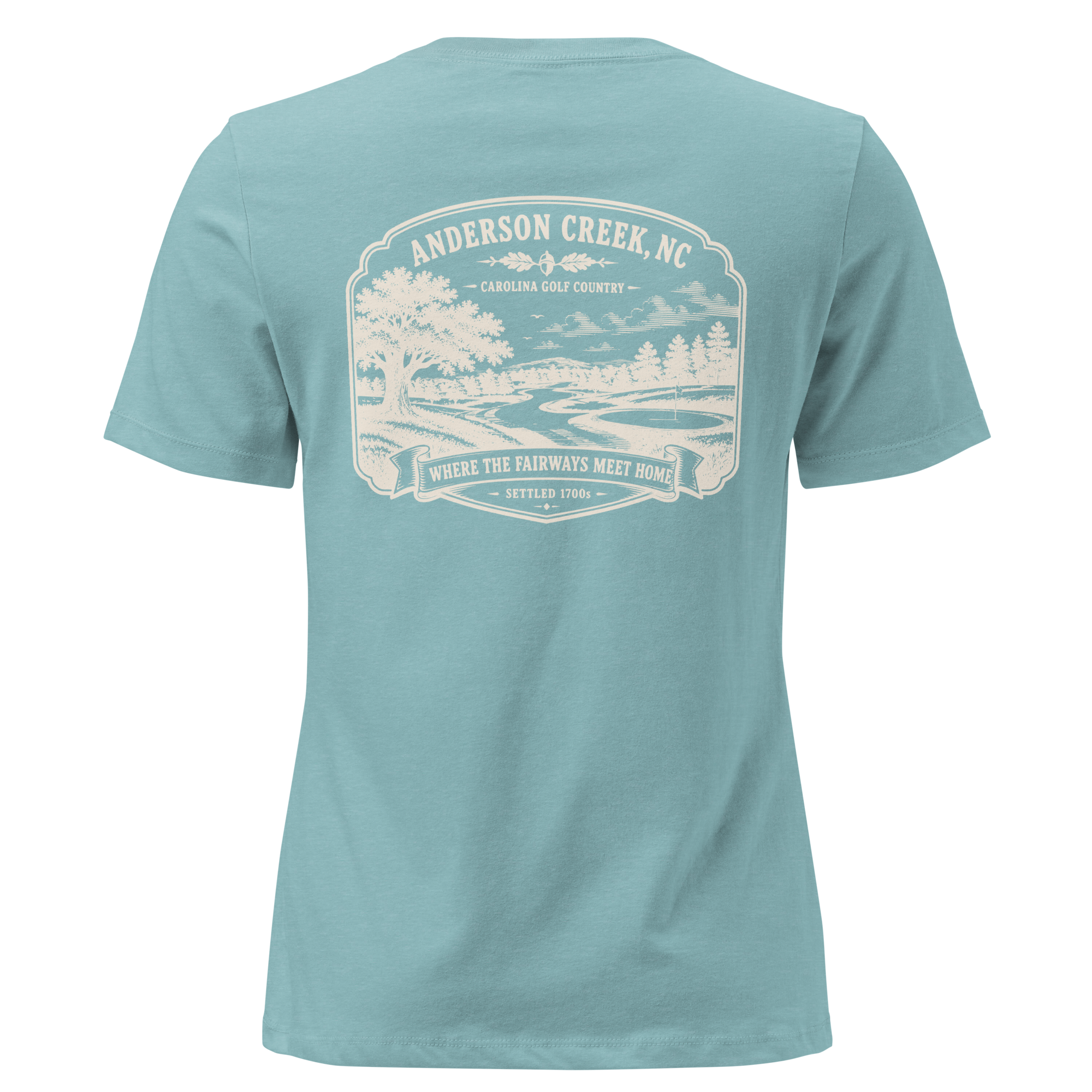 Anderson Creek, NC - Carolina Golf - Women's Relaxed T-Shirt