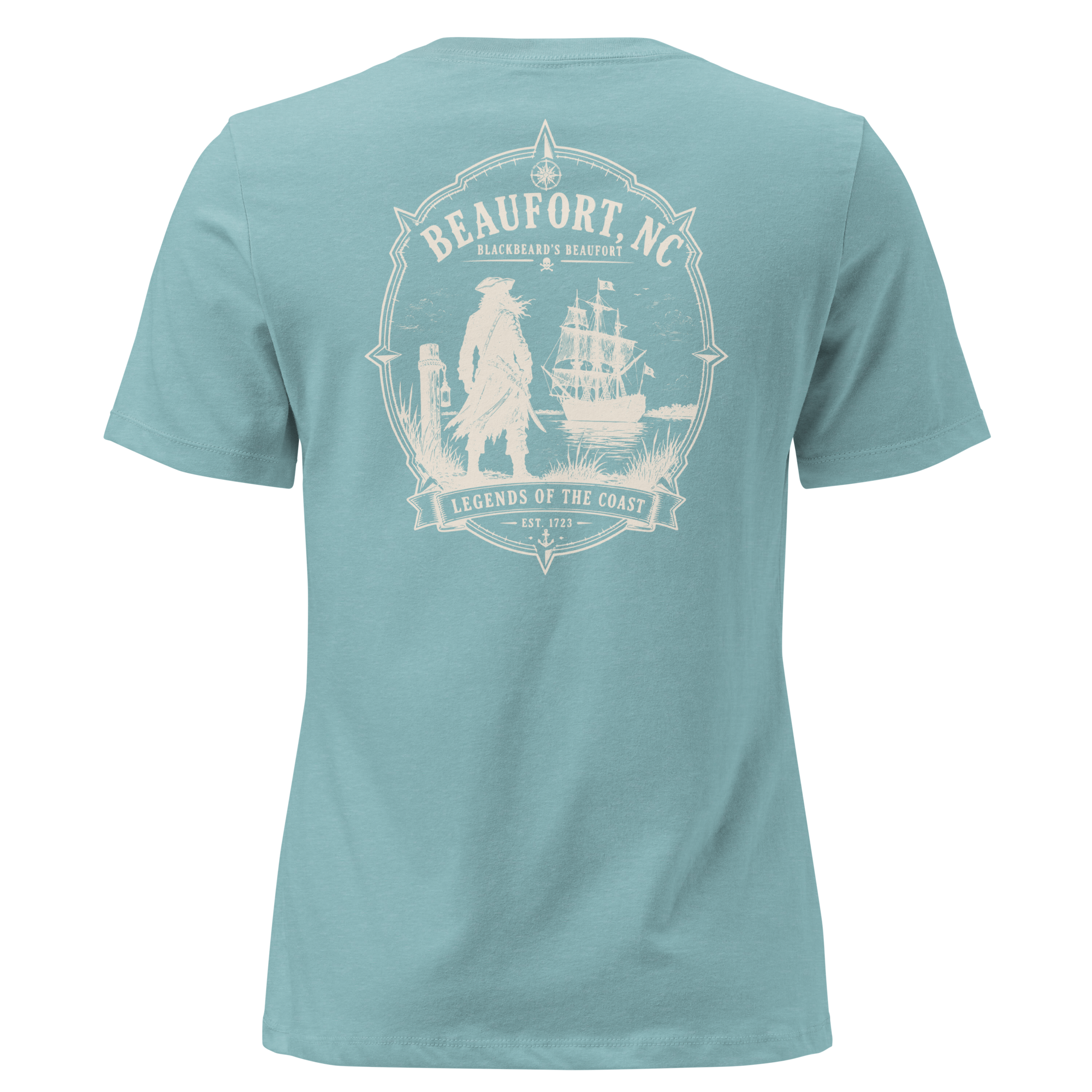Beaufort, NC - Blackbeard's Beaufort - Women's Relaxed T-Shirt