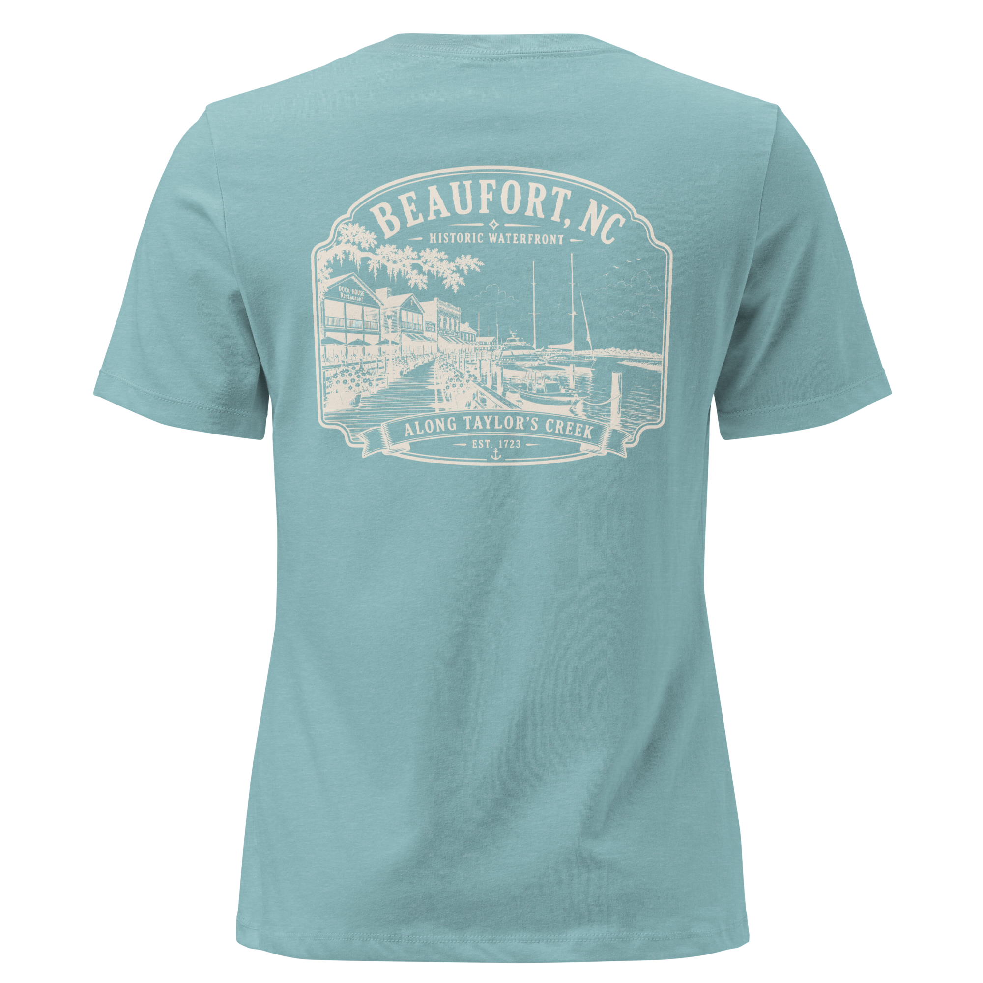 Beaufort, NC - Along Taylors Creek - Women's Relaxed T-Shirt