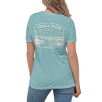 Emerald Isle NC - Surf, Fish, Repeat - Women's Relaxed T-Shirt