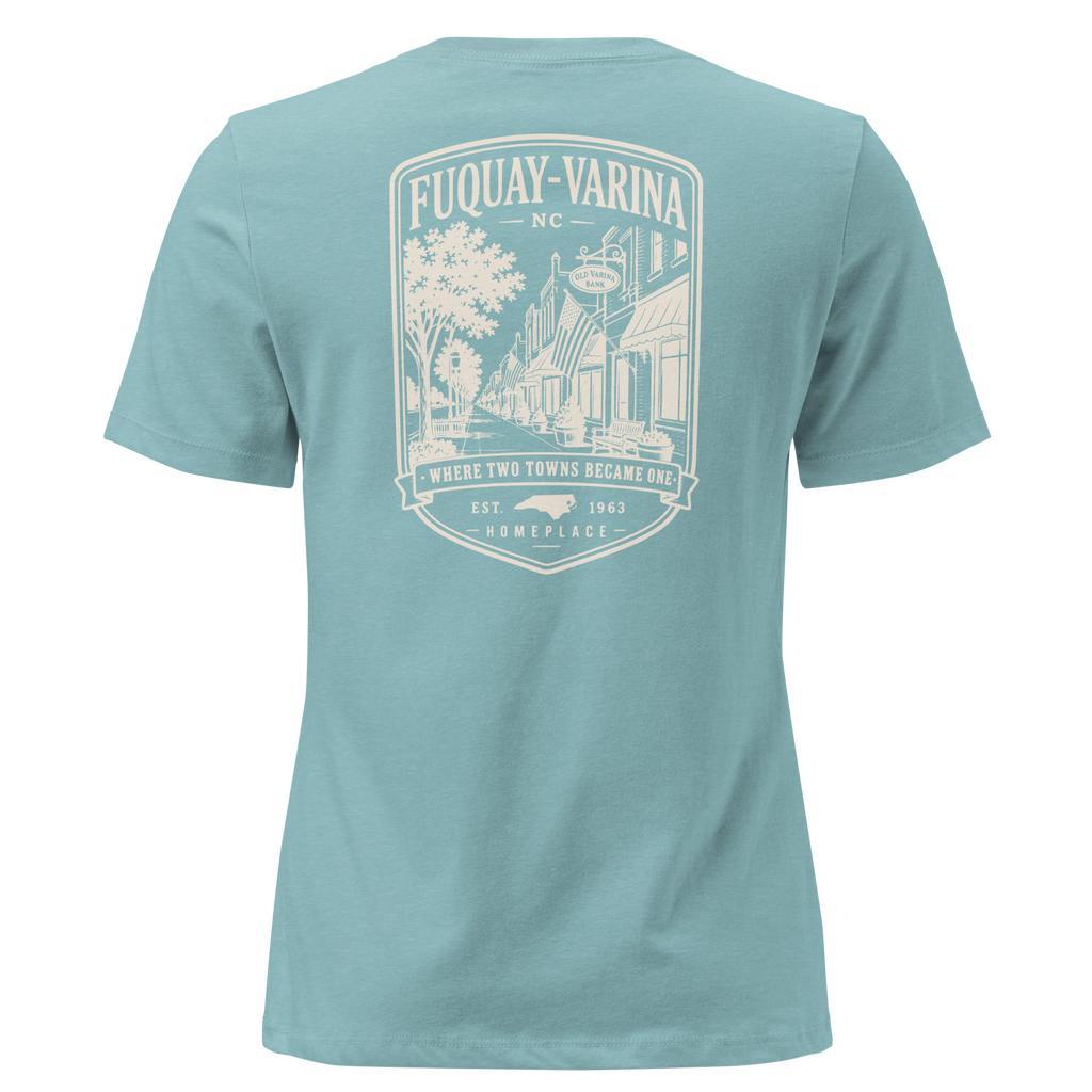 Fuquay-Varina, NC - Two Towns Became One - Women's Relaxed T-Shirt