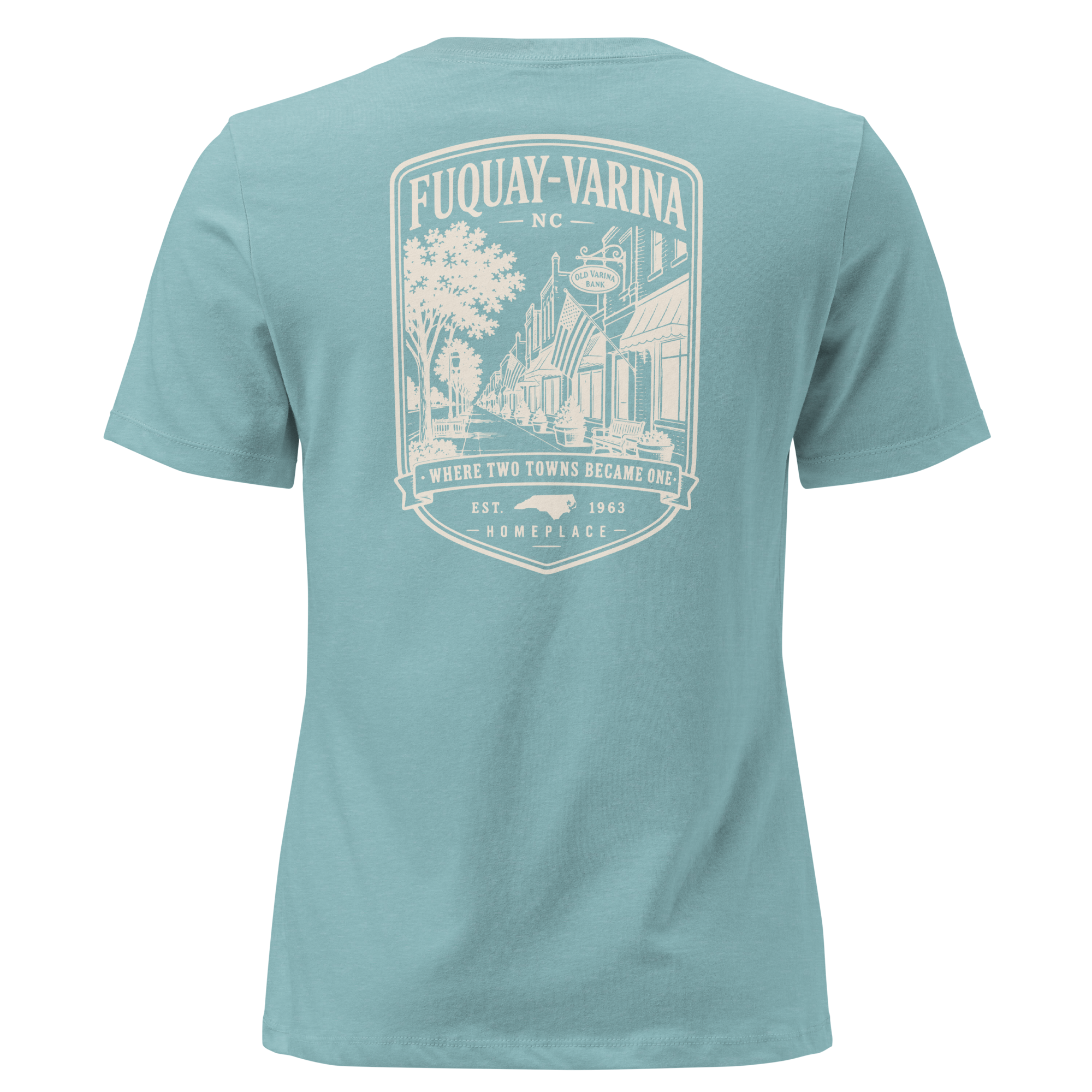 Fuquay-Varina, NC - Two Towns Became One - Women's Relaxed T-Shirt