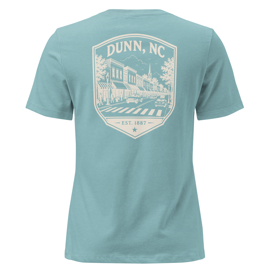 Dunn NC - Downtown- Women's Relaxed T-Shirt