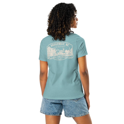 Broadway, NC - Main Street - Women's Relaxed T-Shirt