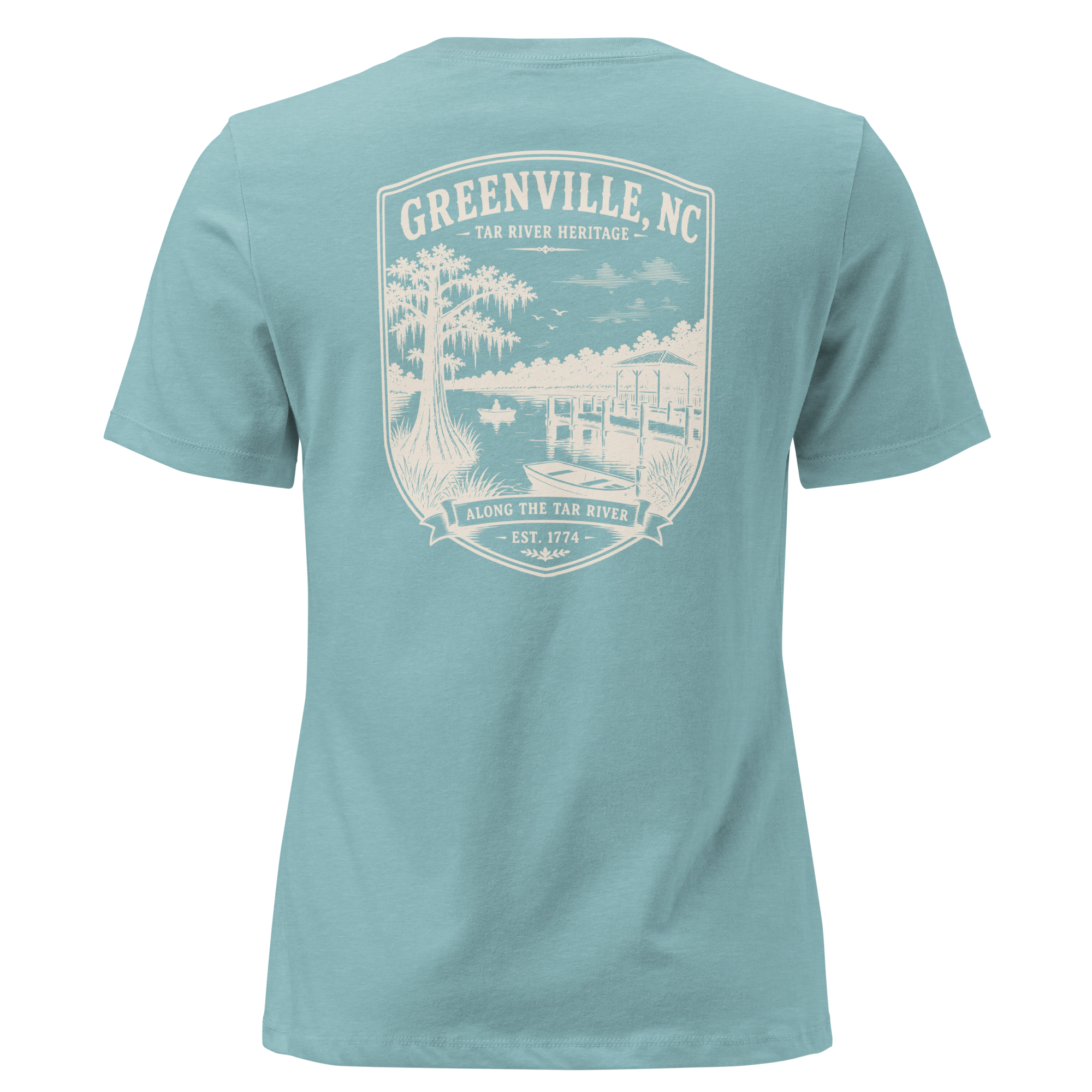 Greenville, NC - Along The Tar - Women's Relaxed T-Shirt