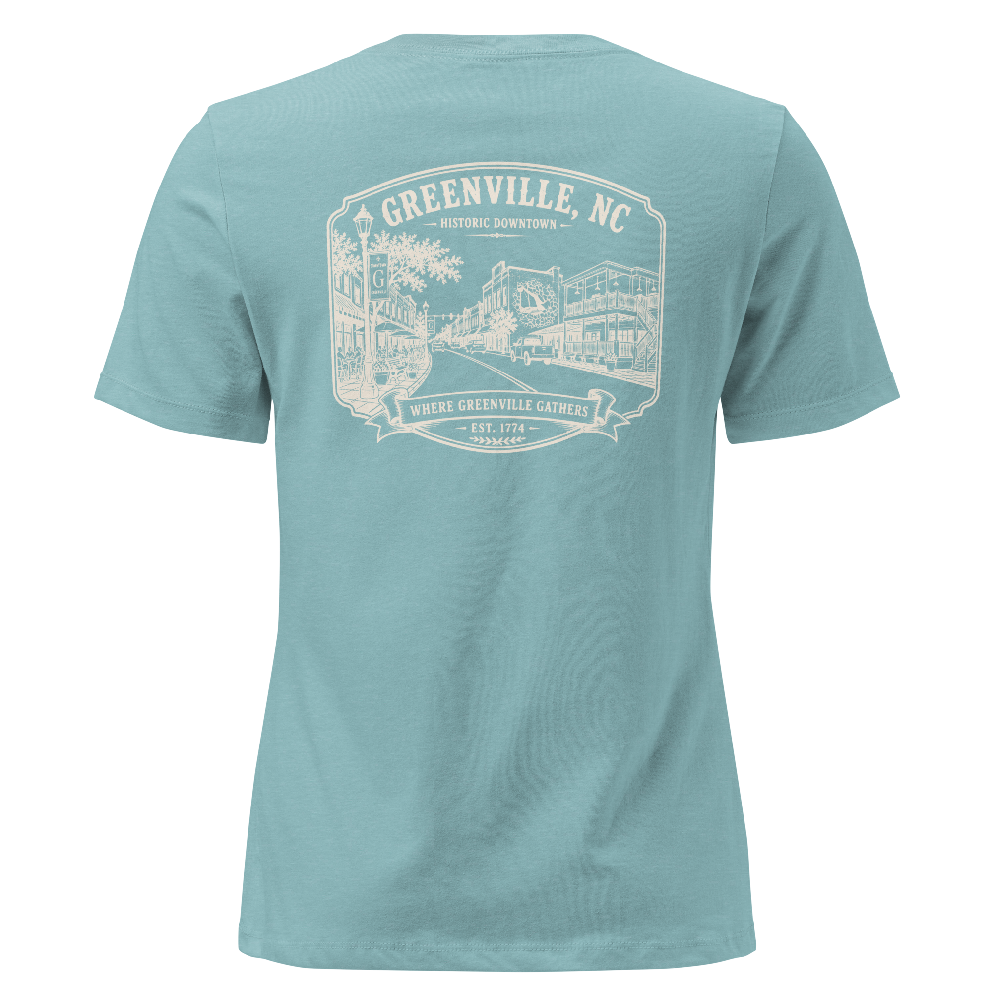 Greenville, NC - Downtown - Women's Relaxed T-Shirt