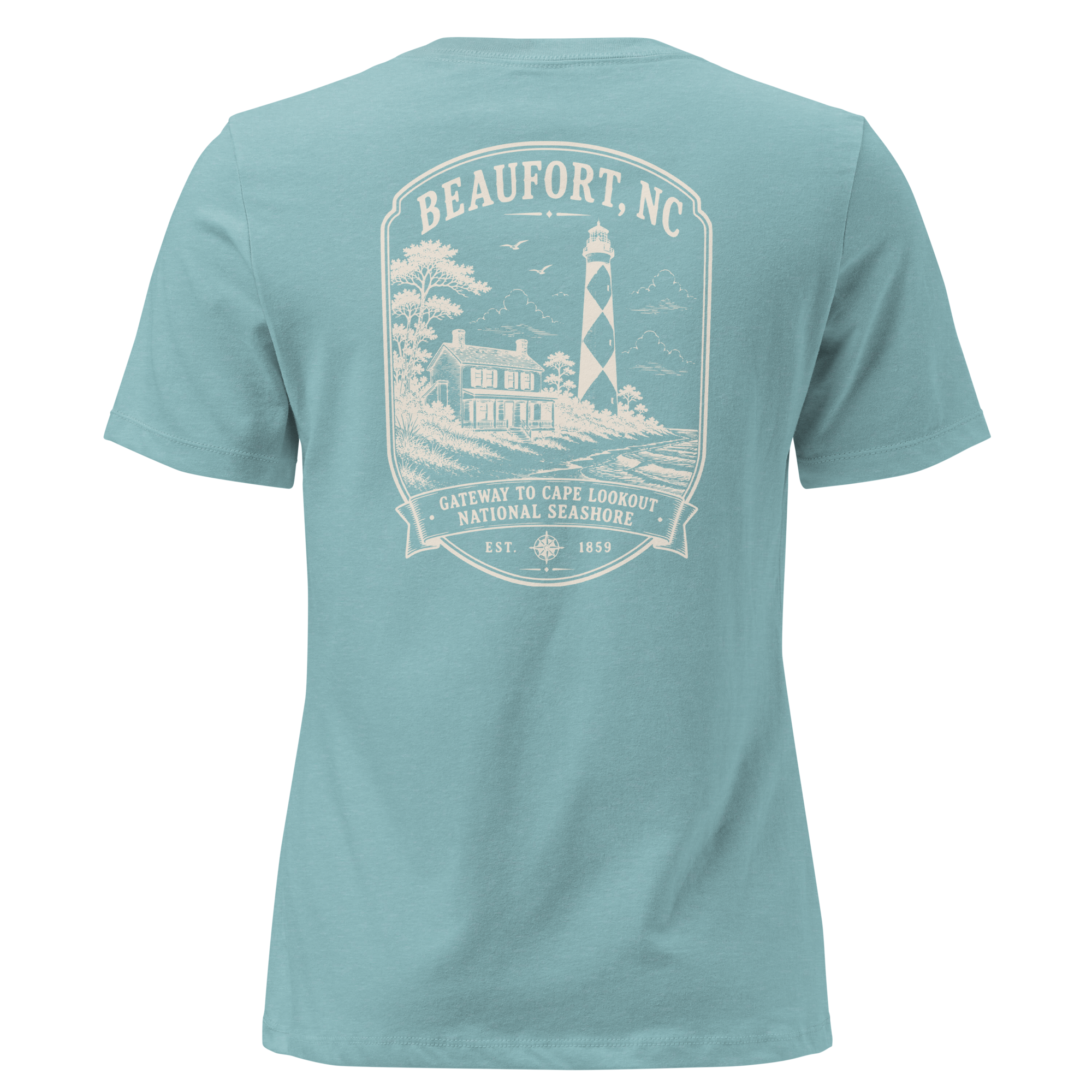 Beaufort, NC - Gateway To Cape Lookout - Women's Relaxed T-Shirt