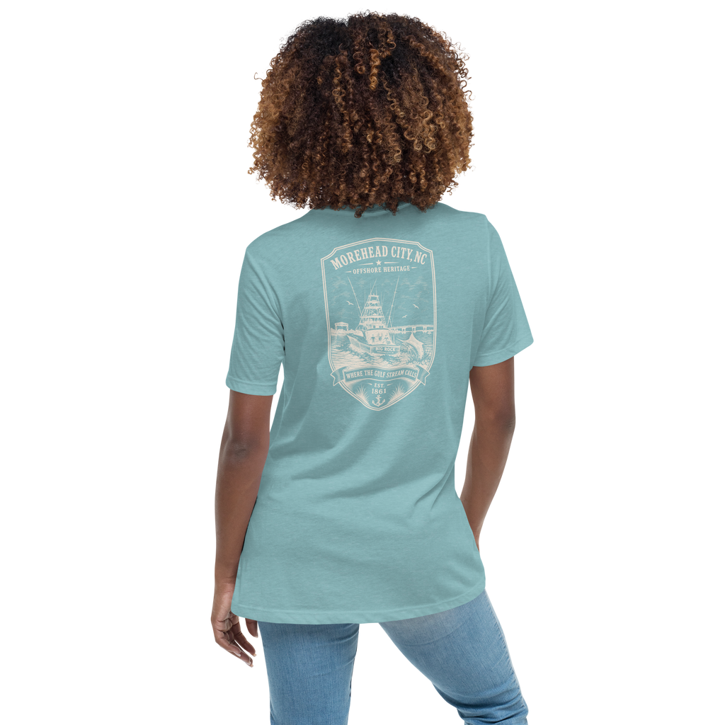 Morehead City, NC - Big Rock - Women's Relaxed T-Shirt