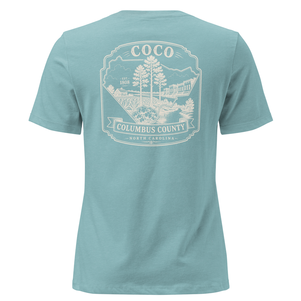 Whiteville, NC - CoCo - Women's Relaxed T-Shirt
