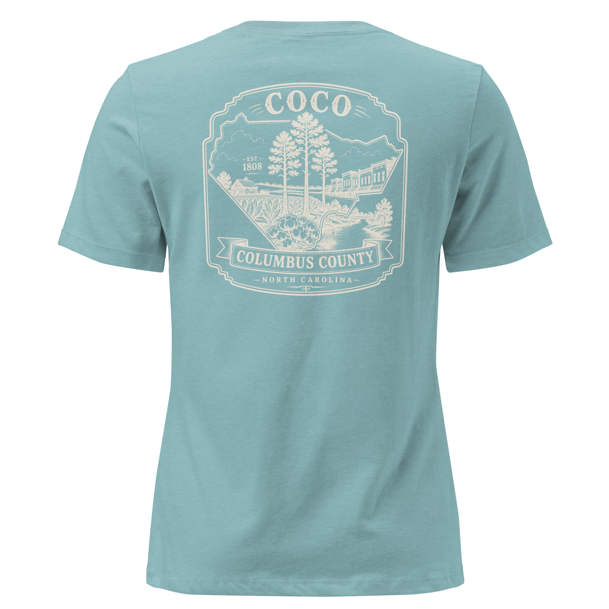 Whiteville, NC - CoCo - Women's Relaxed T-Shirt