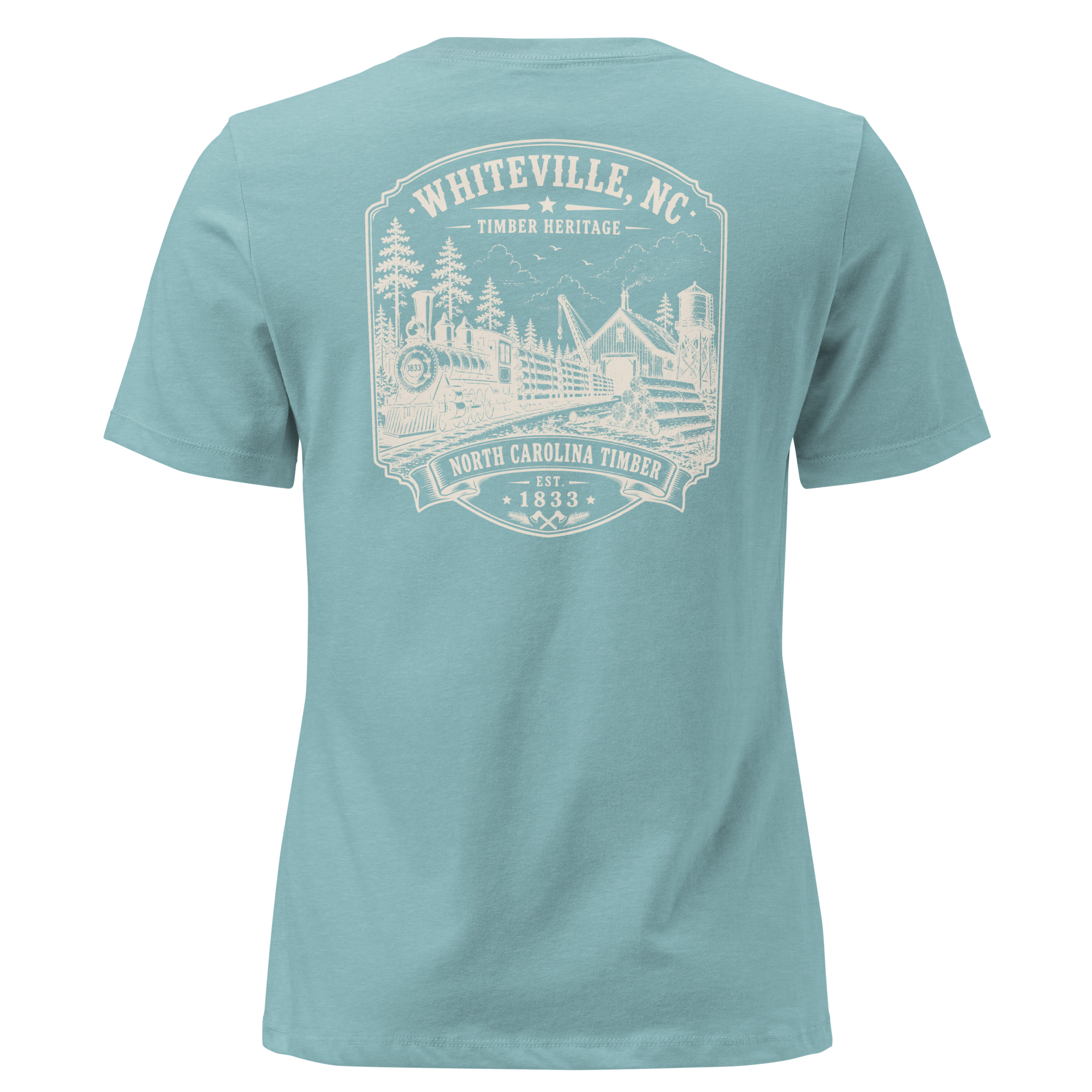 Whiteville, NC - Timber Heritage - Women's Relaxed T-Shirt