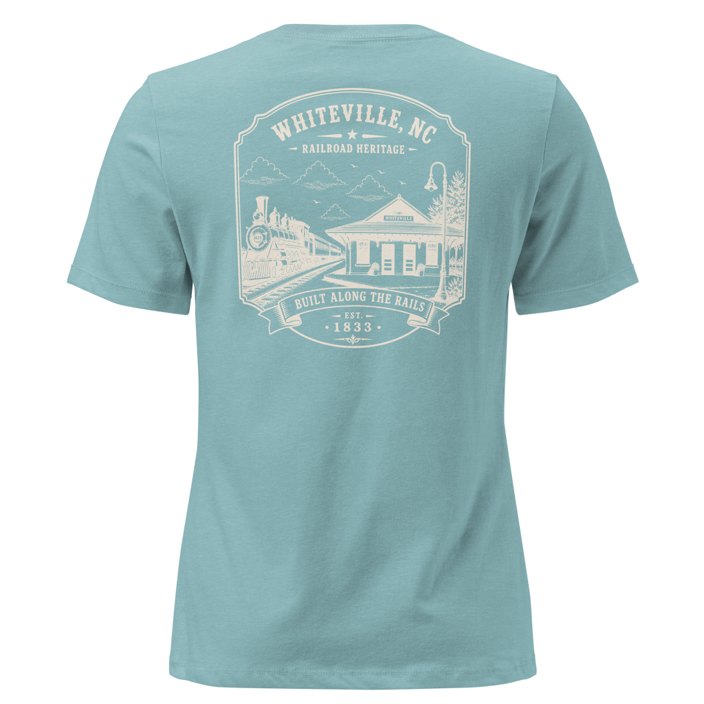Whiteville, NC - Railroad Heritage - Women's Relaxed T-Shirt