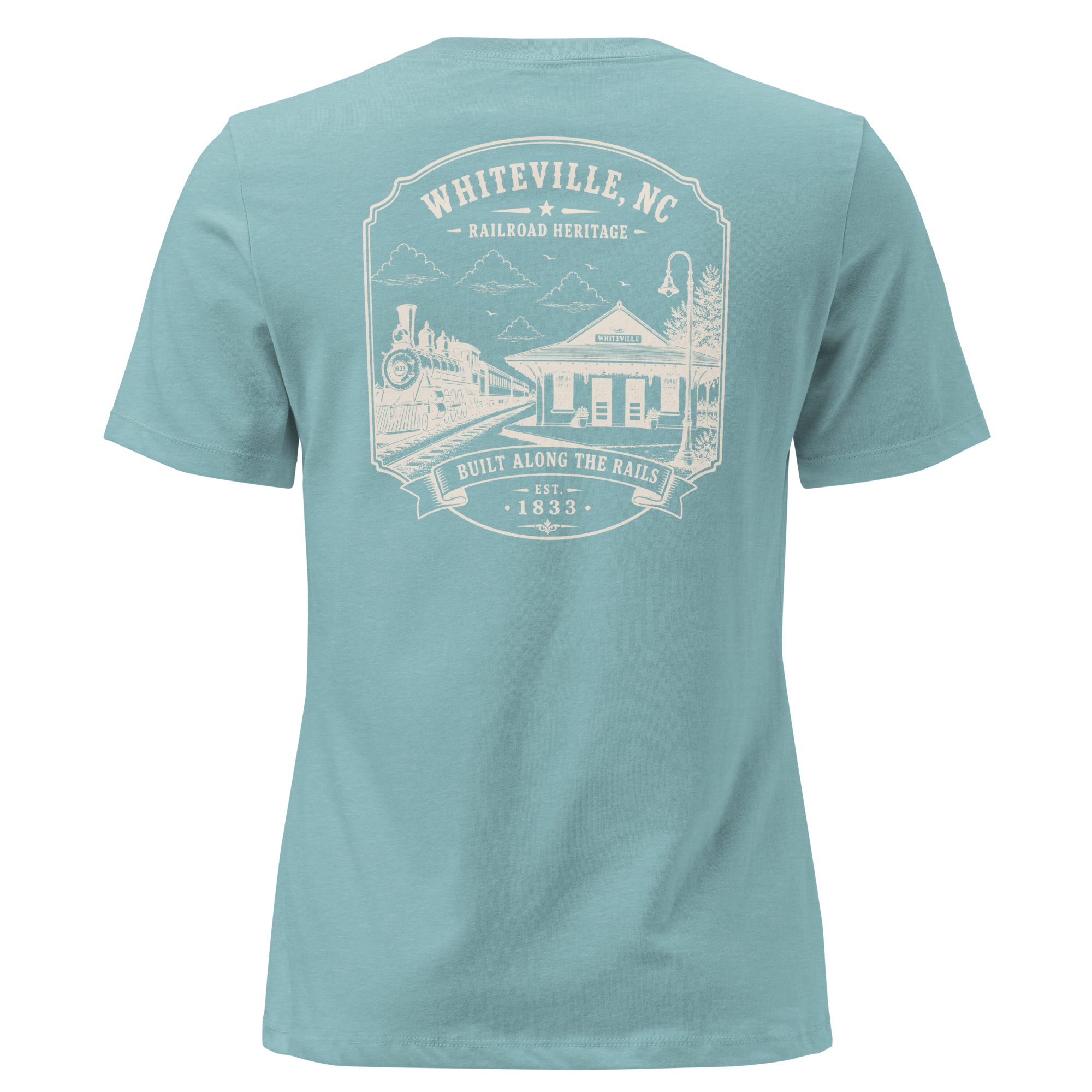 Whiteville, NC - Railroad Heritage - Women's Relaxed T-Shirt