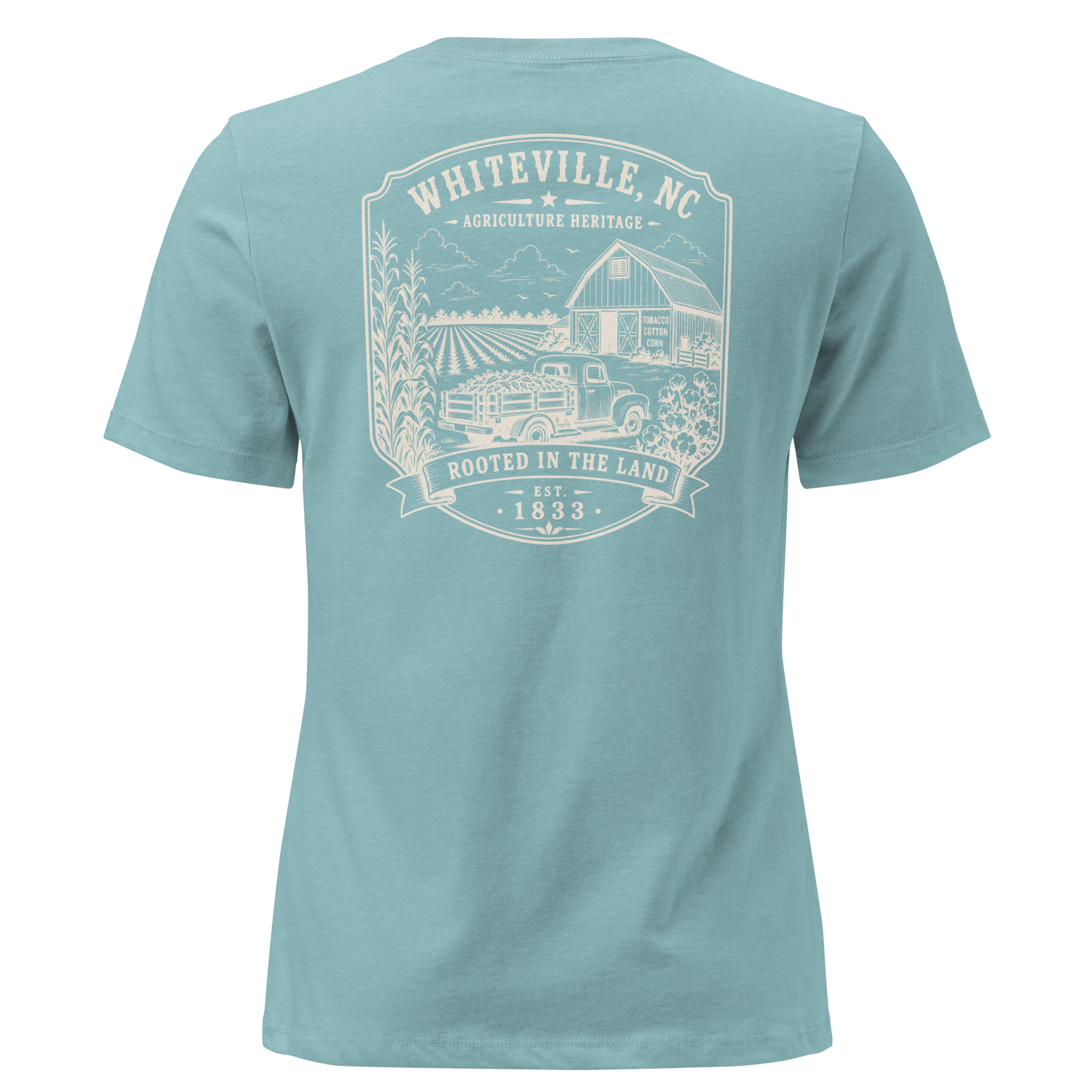Whiteville, NC - Rooted In The Land - Women's Relaxed T-Shirt