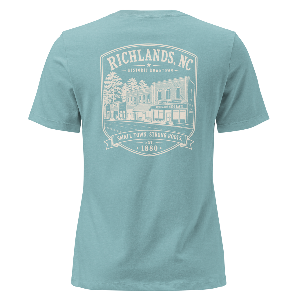 Richlands, NC - Small Town. Strong Roots. - Women's Relaxed T-Shirt