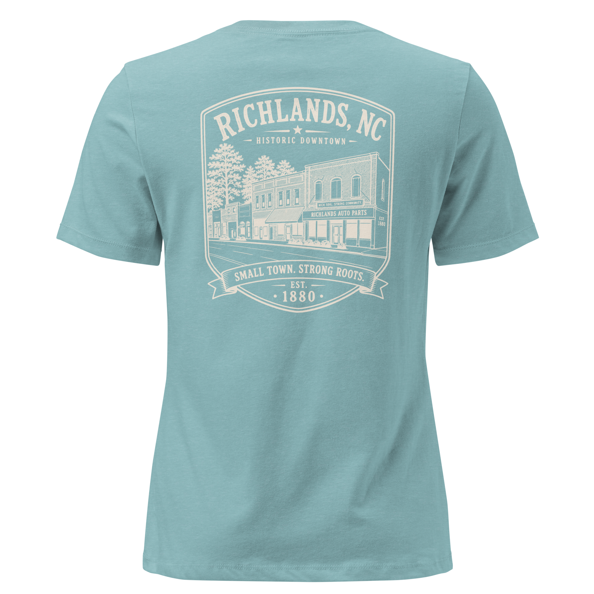 Richlands, NC - Small Town. Strong Roots. - Women's Relaxed T-Shirt
