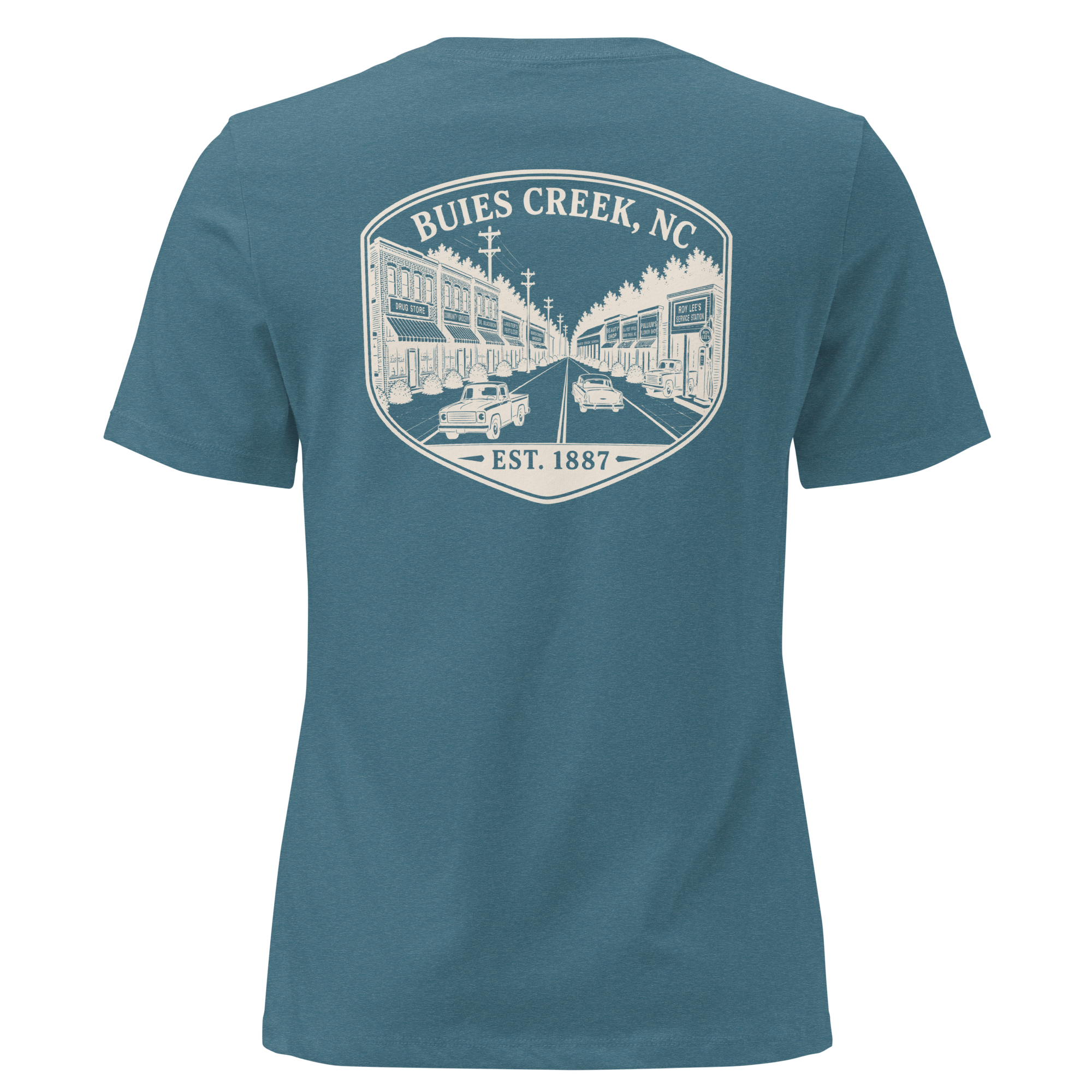 Buies Creek, NC - Main Street - Women's Relaxed T-Shirt