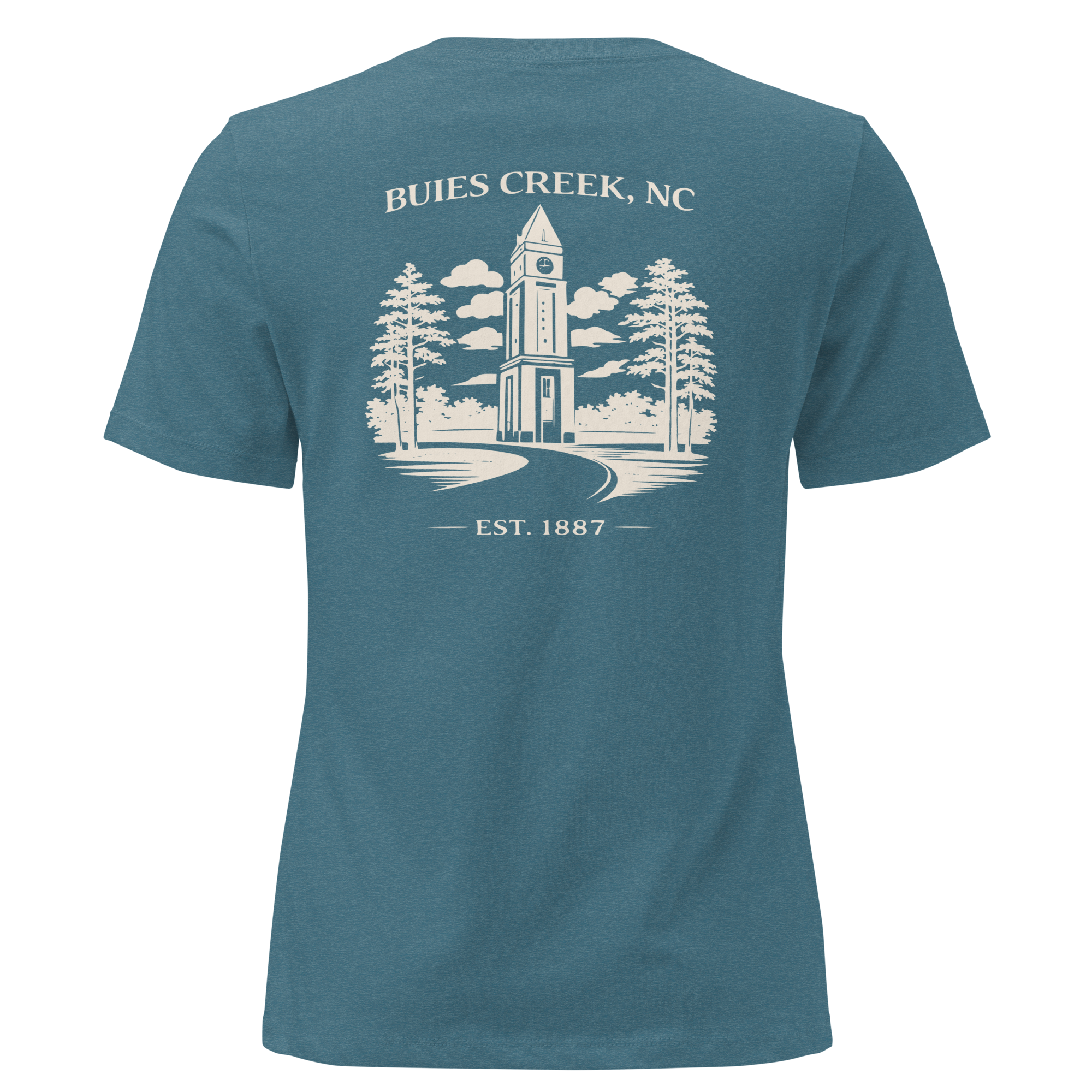 Buies Creek, NC - Campus Tower - Women's Relaxed T-Shirt