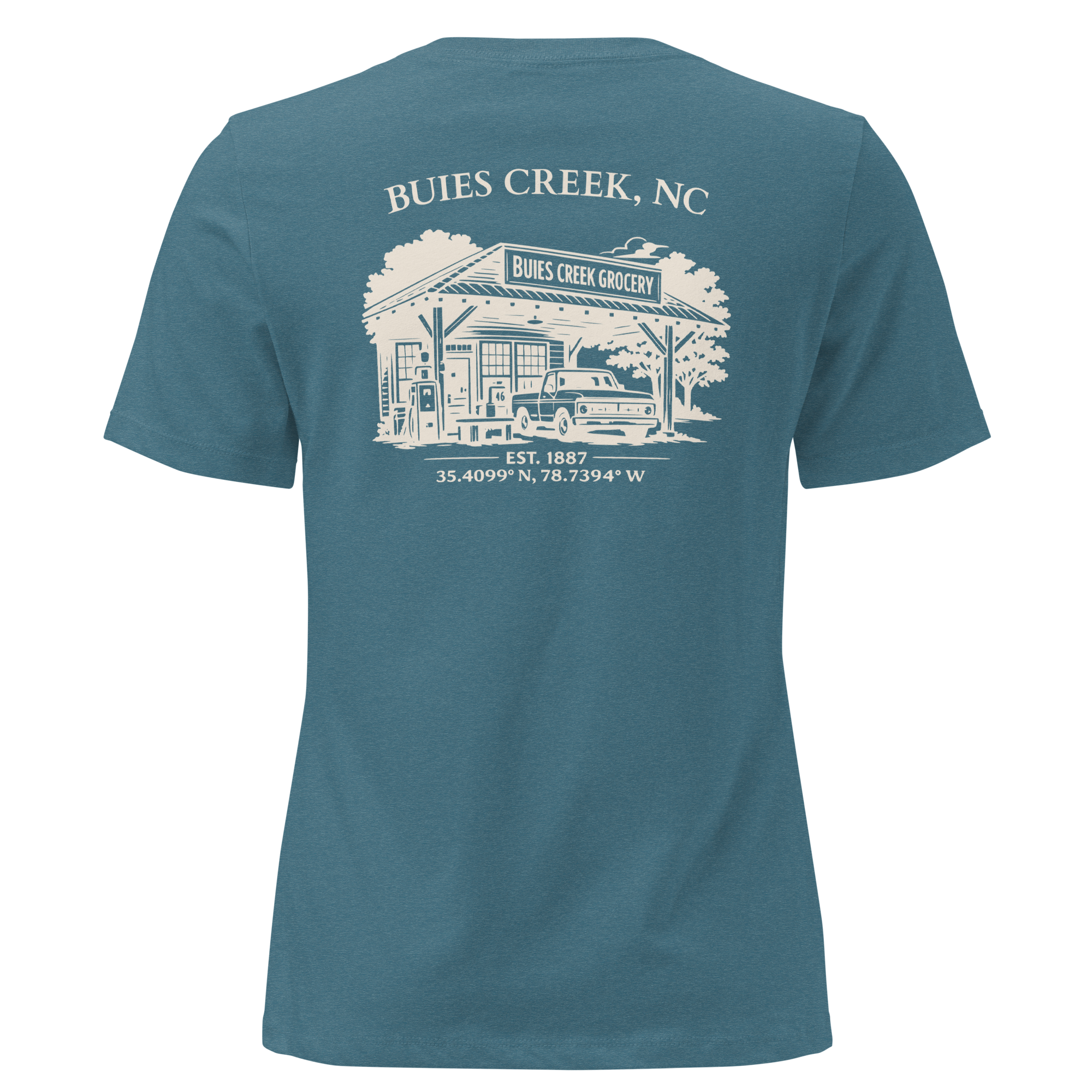 Buies Creek, NC - Buies Creek Grocery - Women's Relaxed T-Shirt