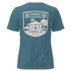 Stedman, NC - Stedman Soda Shop Badge- Women's Relaxed T-Shirt