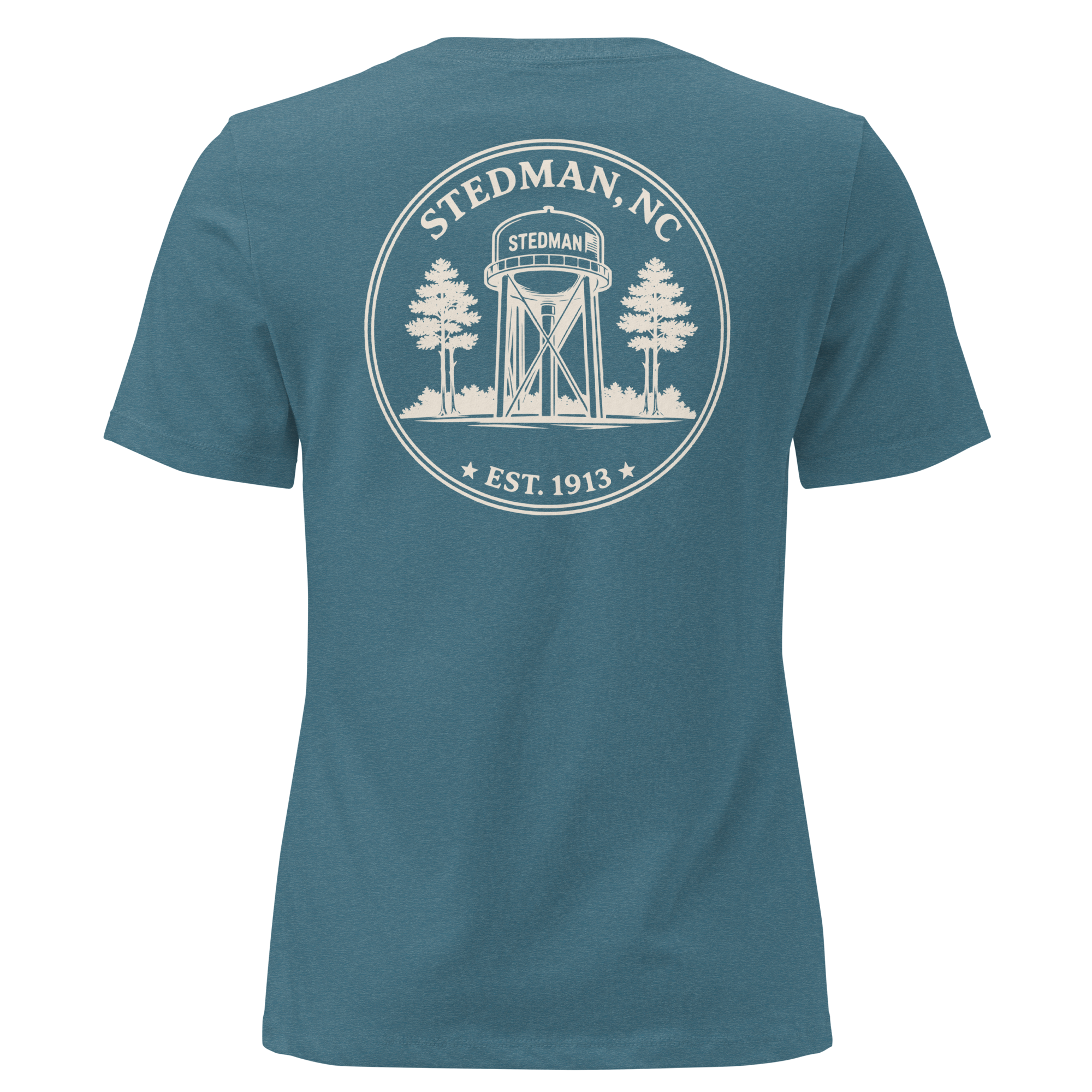 Stedman, NC - Stedman Water Tower Round Badge - Women's Relaxed T-Shirt