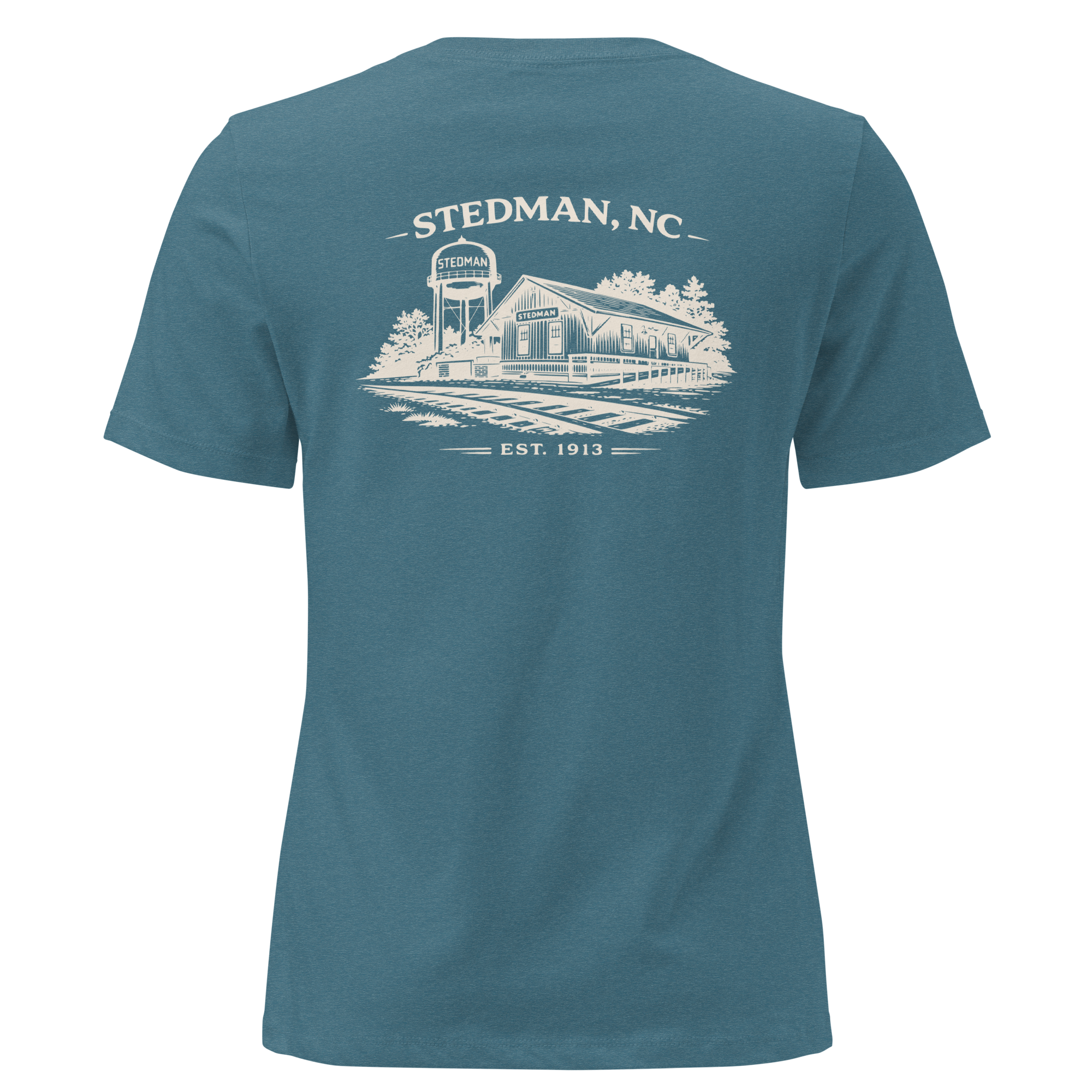 Stedman, NC - Stedman Train Depot- Women's Relaxed T-Shirt