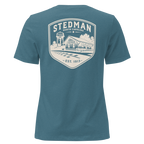 Stedman, NC - Stedman Train Depot Badge- Women's Relaxed T-Shirt