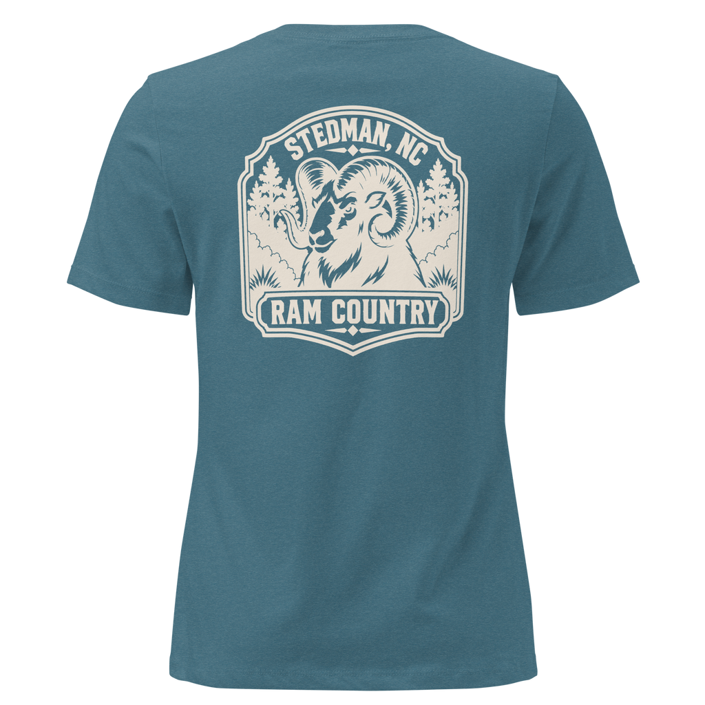 Stedman, NC - Ram Country- Women's Relaxed T-Shirt