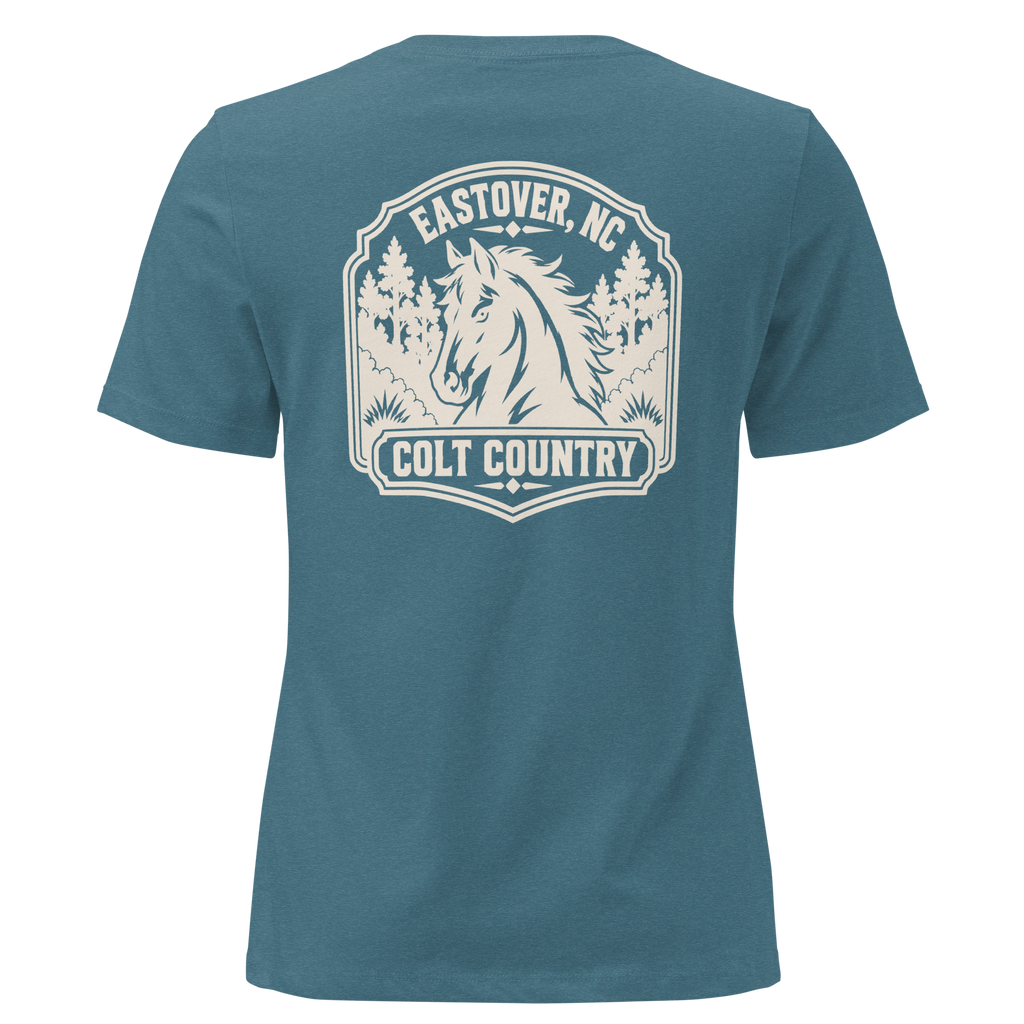 Eastover NC - Colt Country- Women's Relaxed T-Shirt