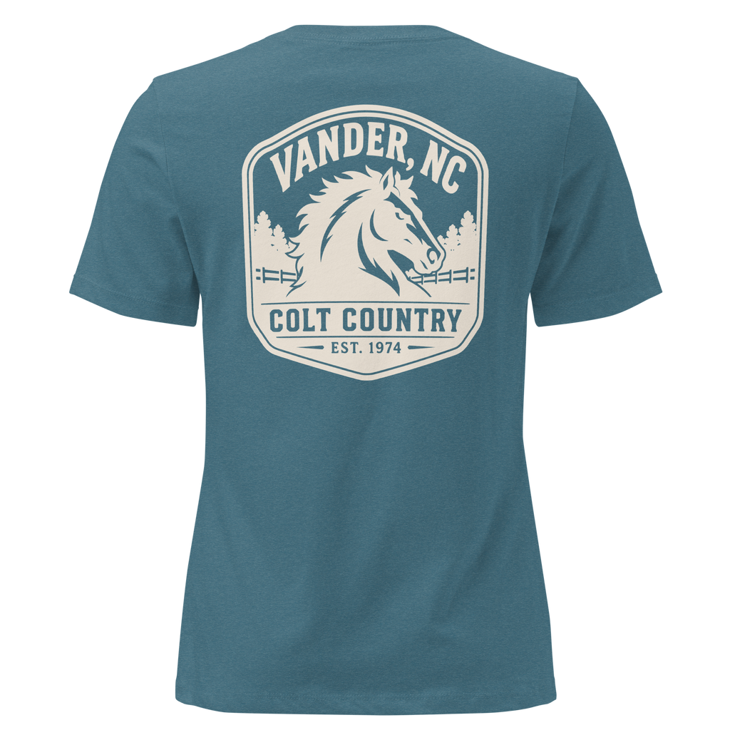 Vander NC - Colt Country- Women's Relaxed T-Shirt