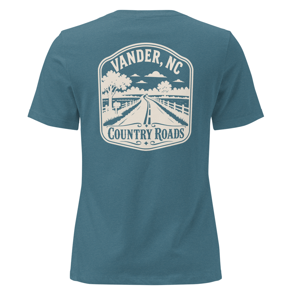 Vander NC - Country Roads- Women's Relaxed T-Shirt