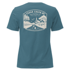 Cedar Creek, NC - Rooted In Faith - Women's Relaxed T-Shirt
