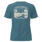 Cedar Creek, NC - The Back Roads - Women's Relaxed T-Shirt