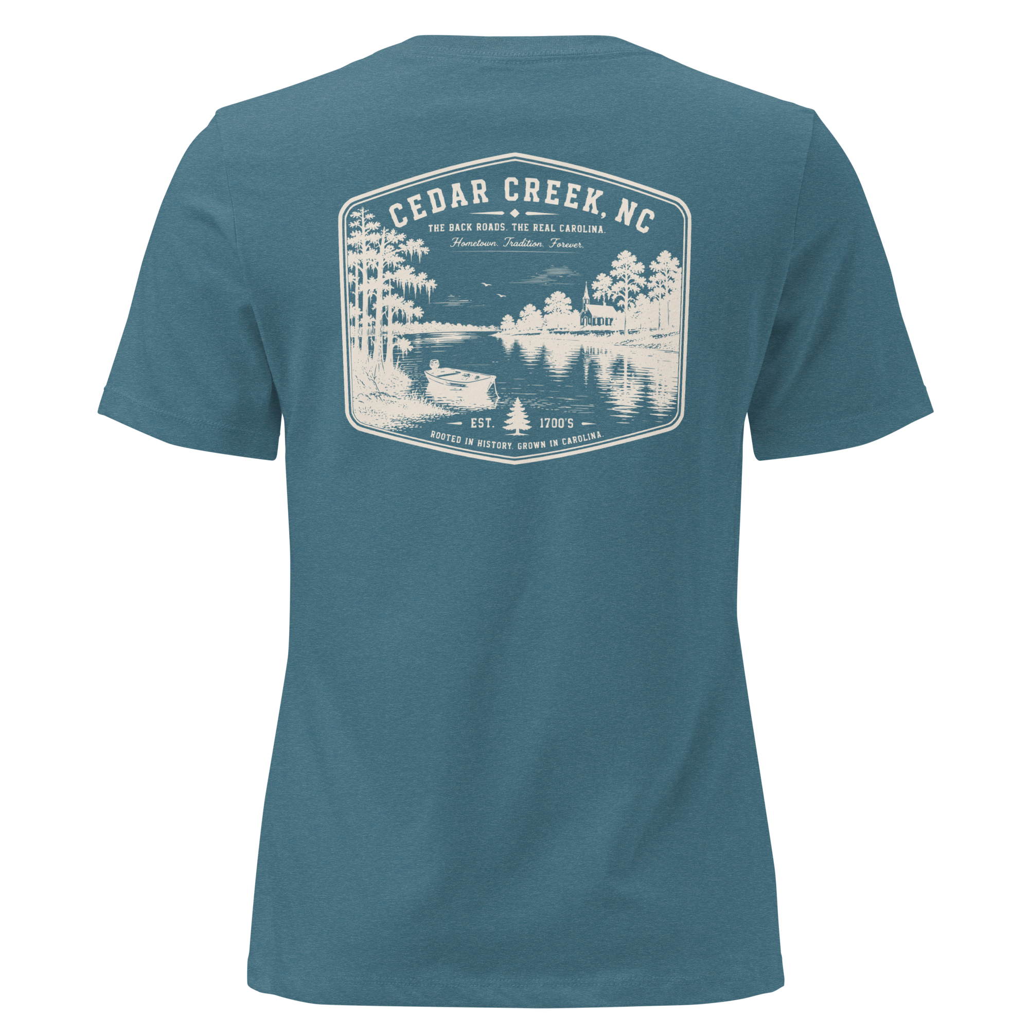 Cedar Creek, NC - The River - Women's Relaxed T-Shirt