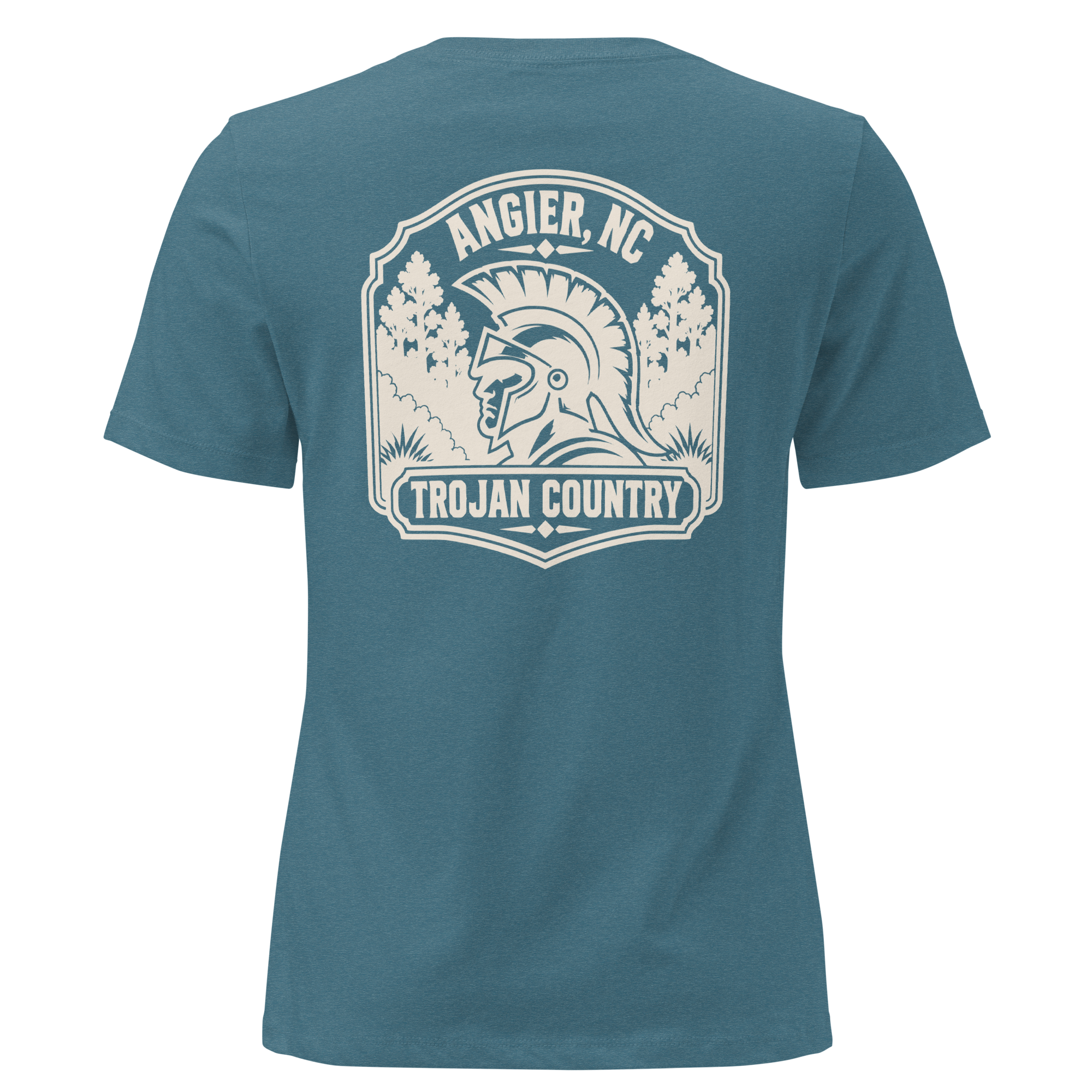 Angier NC - Trojan Country- Women's Relaxed T-Shirt