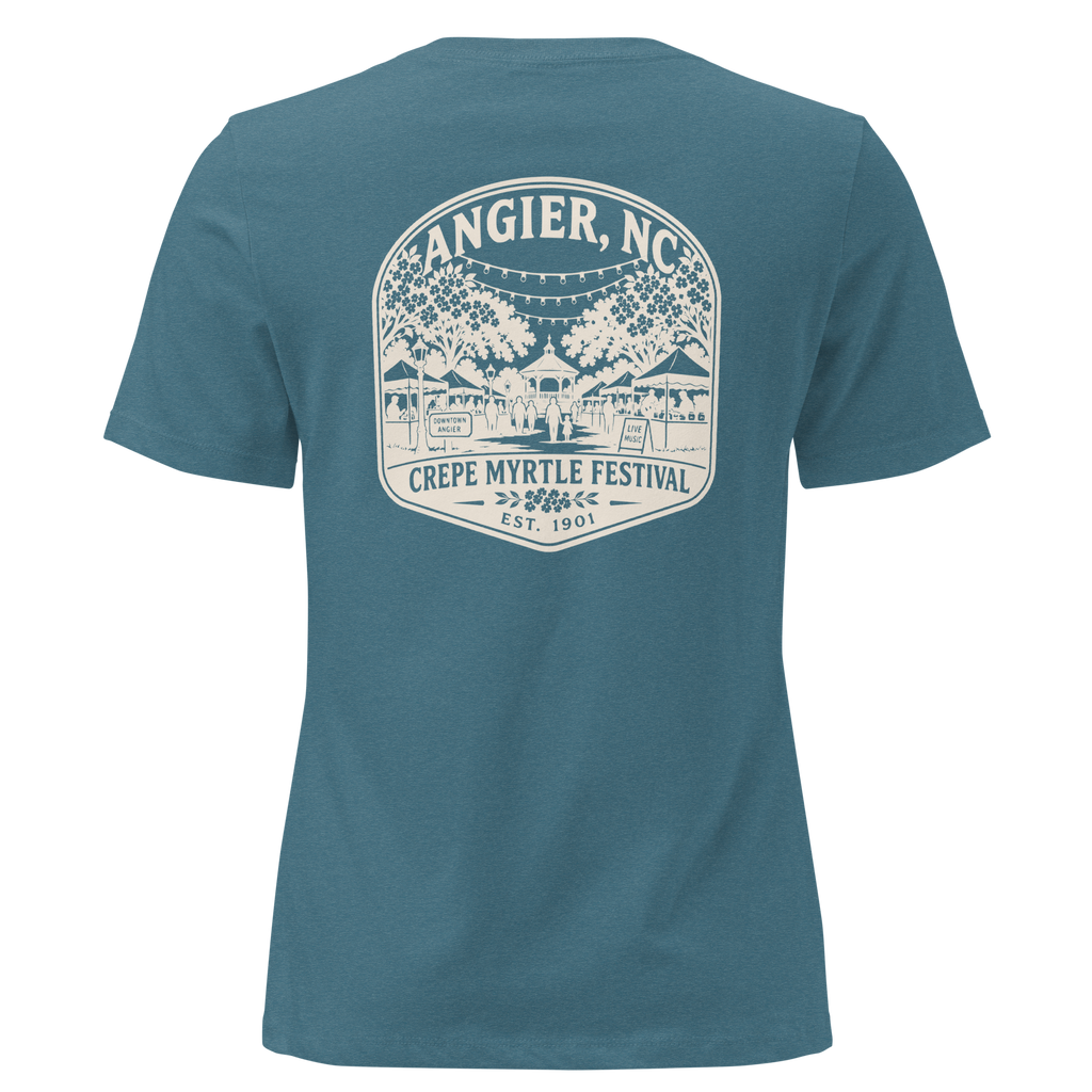 Angier NC - Crepe Myrtle Festival- Women's Relaxed T-Shirt